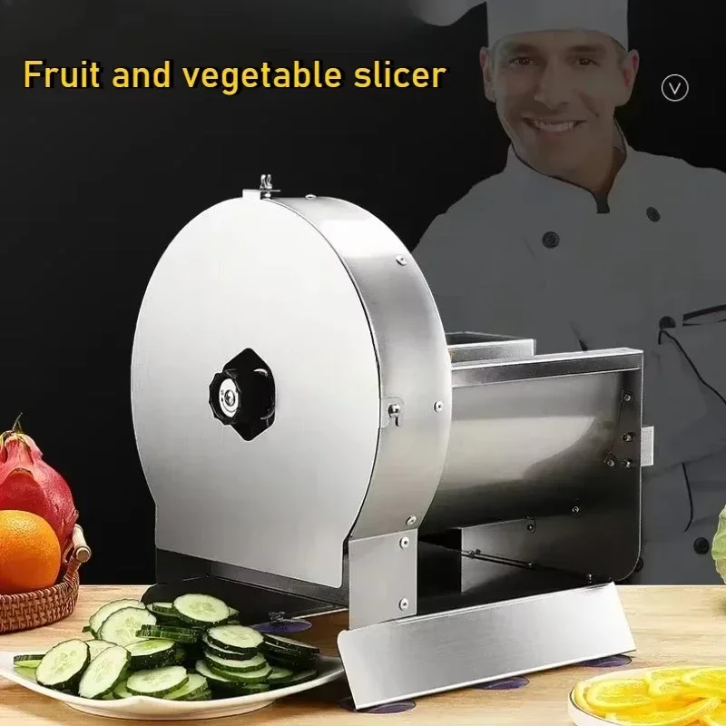 

Multi Functional Stainless Steel Electric Manual Lemon Fruit Potato Kitchen Slicer for Household and Commercial Use
