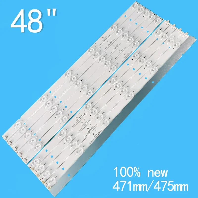 LED Backlight strip for KJ48D12R-ZC14F-03 KJ48D12L-ZC14F-03 303KJ480033 303KJ480034