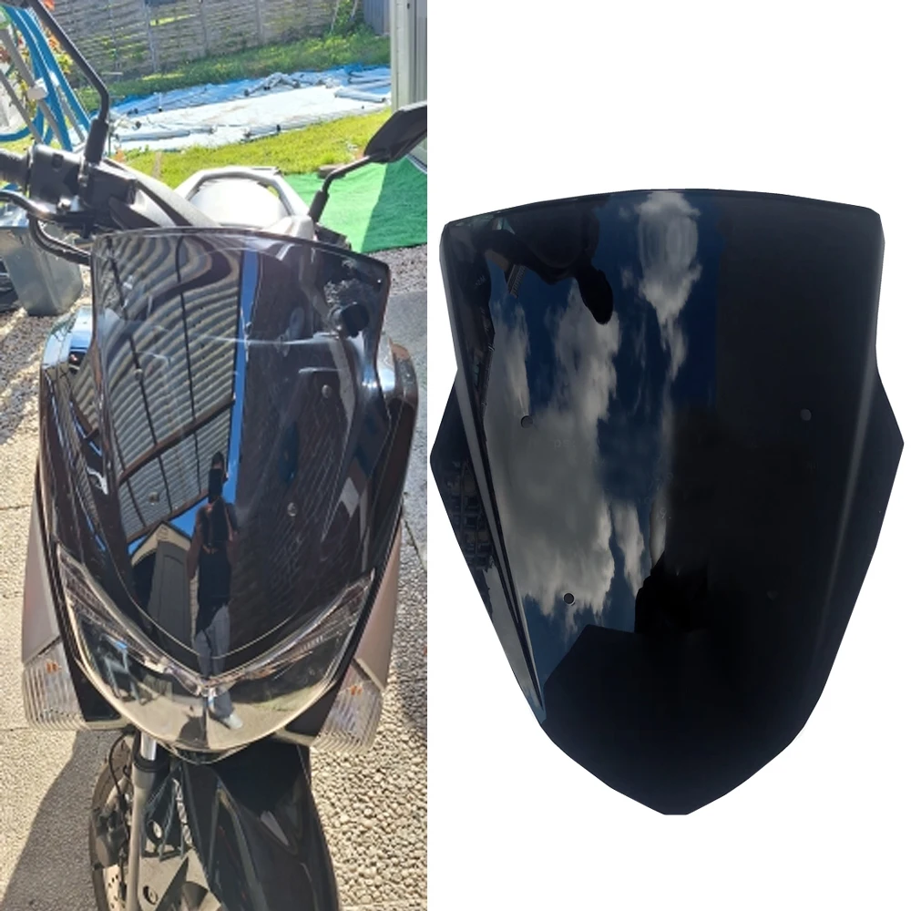 NMAX155 Windschutzscheibe Für Yamaha NMAX 155 N-MAX 125 2016 2017 2018 2019 NMAX 125 Windschutzscheibe Motorrad Zubehör Windabweiser