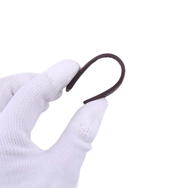 حزام ساعة من جلد البقر المطاطي الفلوري متوافق مع كوكبة أوميغا 131 23 41 مانهاتن 24 مللي متر × 18 مللي متر حزام ساعة المرصد