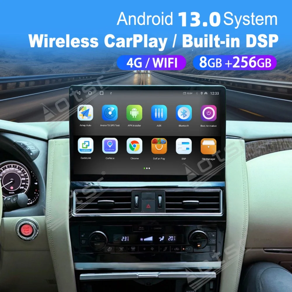 

16.9 INCH Android Auto Carplay For Nissan Armada 2010~2021 Car Multimedia Automotive Car Stereo Radio GPS Navigation Head Unit