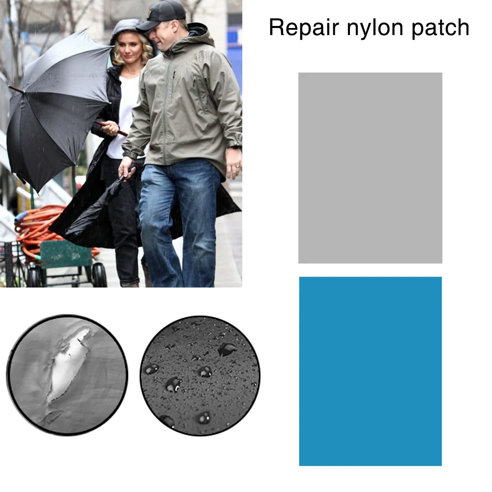 Self Adhesive Repair Kit Repair Patch For Tents Backpack Rubber Dinghy Air Mattress Nylon Patch Repair Sticker