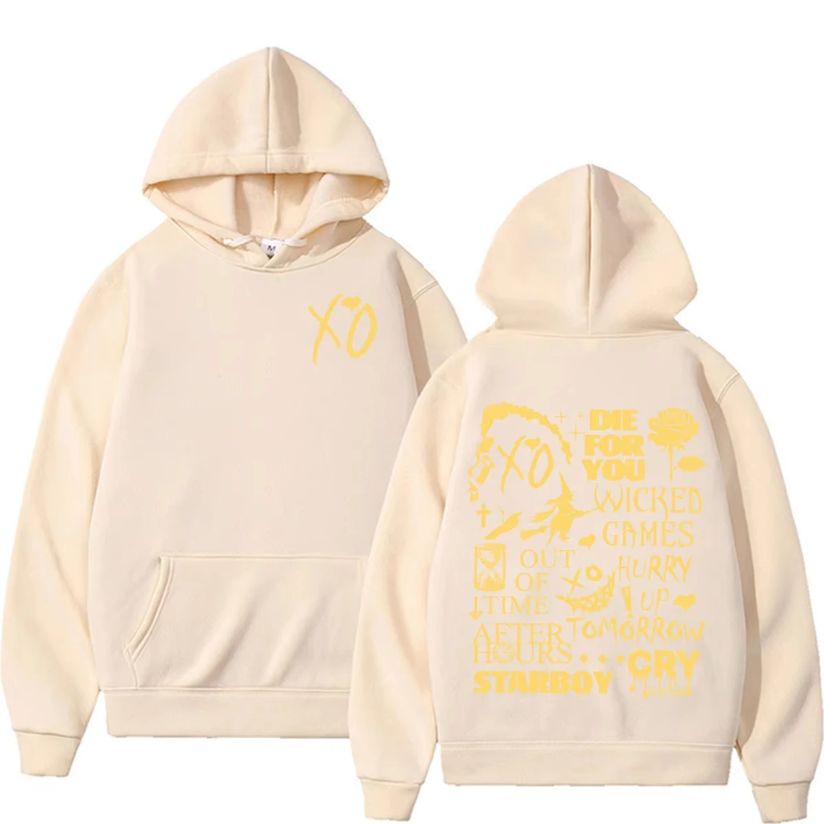 The Weeknd After Hours Til Dawn Album Song Lyrics Kapuzenpullover für Herren und Damen, Harajuku Retro Gothic Sweatshirt, Langarm, Oversized Hoodie – Detail 12