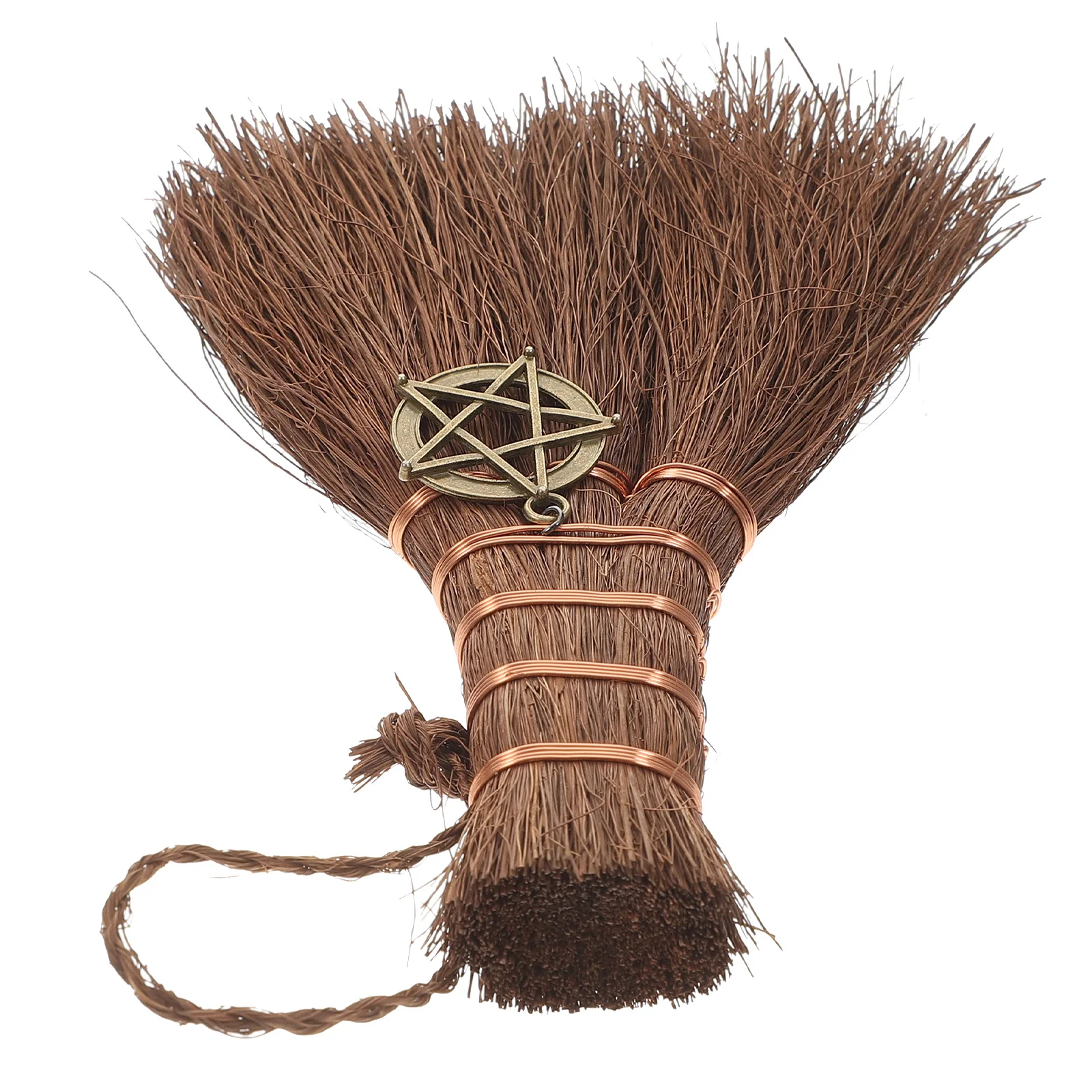 

Halloween Broom Charm Pendant DIY Craft Making Car Hanging Decorative Witch Broom Miniature Models Halloween Supplies