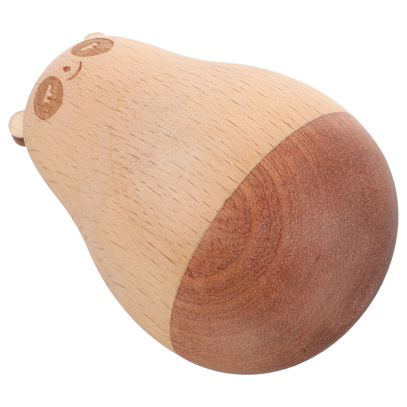 

Wooden Tumbler Animal Figurine Desk Decor Elegant Design Home Office Ornament Color Panda Ears Christmas Gift