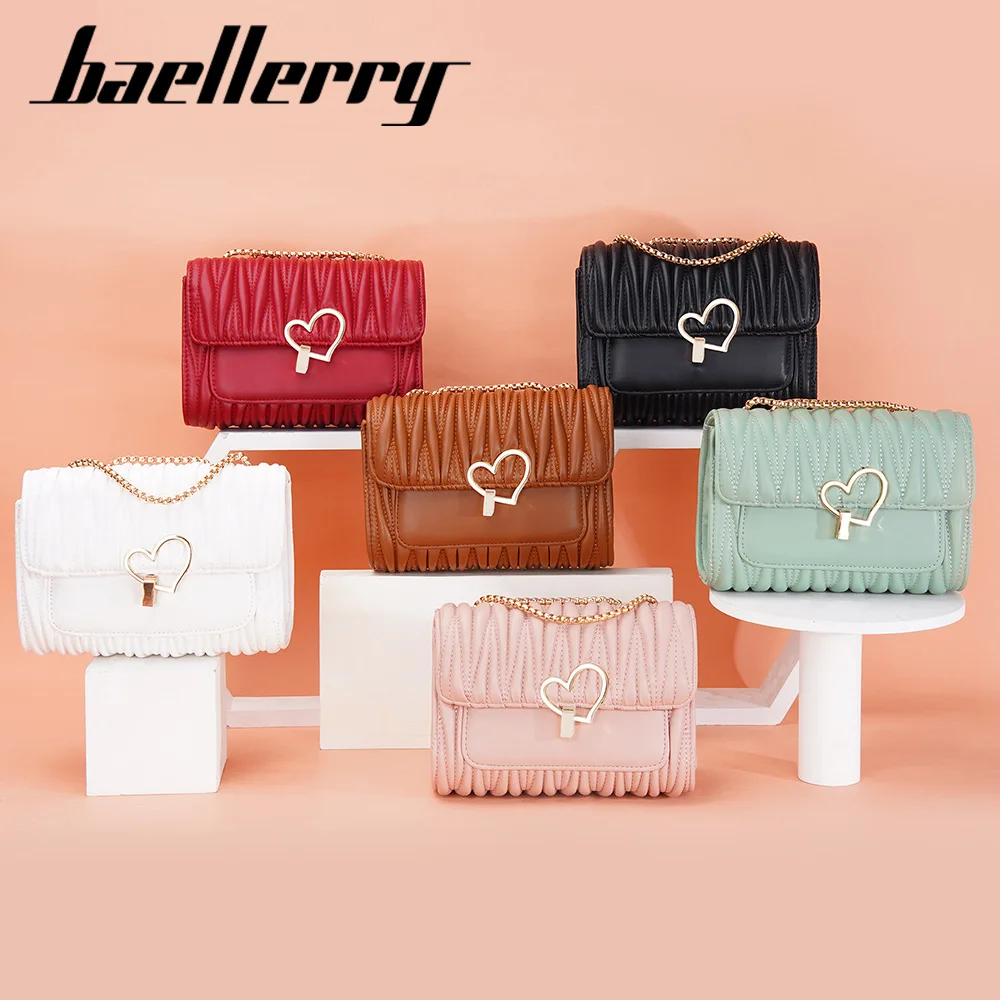 Baellerry New Women Bags Phone Pocket High Quality Female Handbags Wallets Crossbody Shoulder Chain Bag Clutch Bag For Women