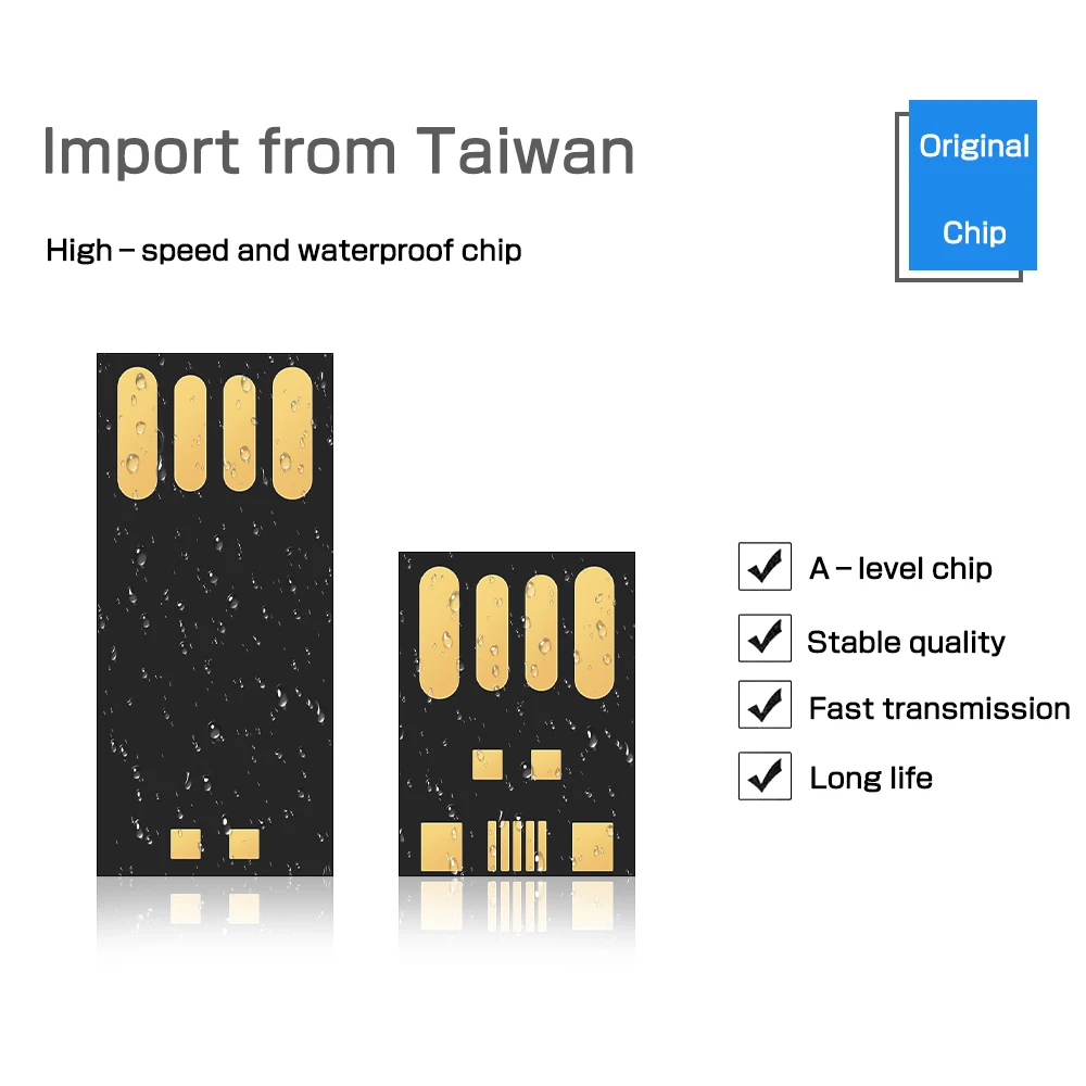 USB 2.0 قصيرة UDP U القرص رقاقة فلاش 4GB 8GB 16GB 32GB 64GB 15X11X1.4M شبه فينيتو رقاقة القلم محرك Corto lungo Bordo U القرص