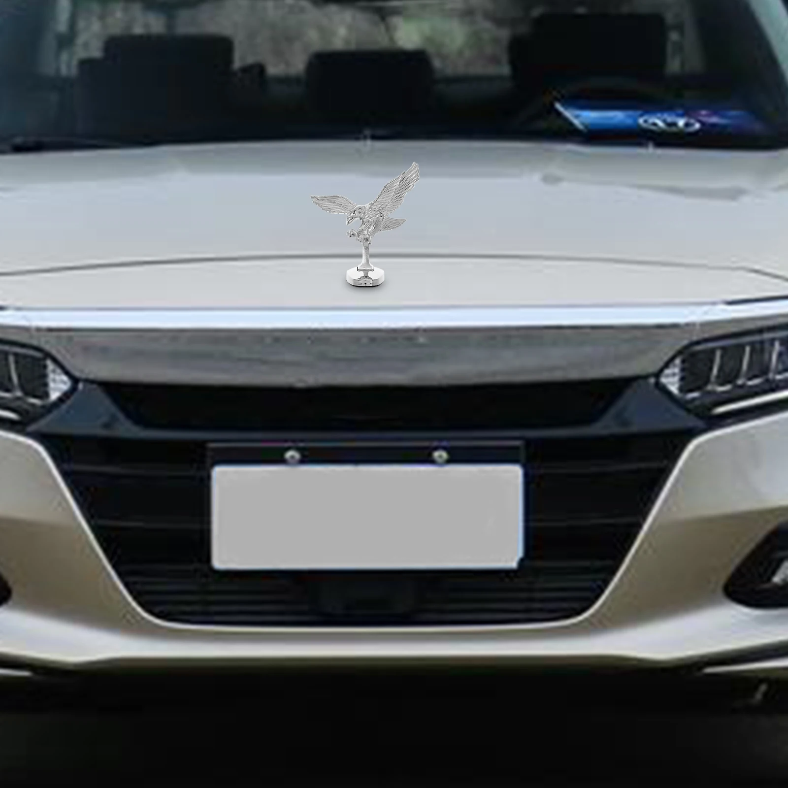 

3D Metal Car Hood Ornament Eagle Design Universal Front Decoration For Cars Motorcycles Hood Badge Automotive Styling