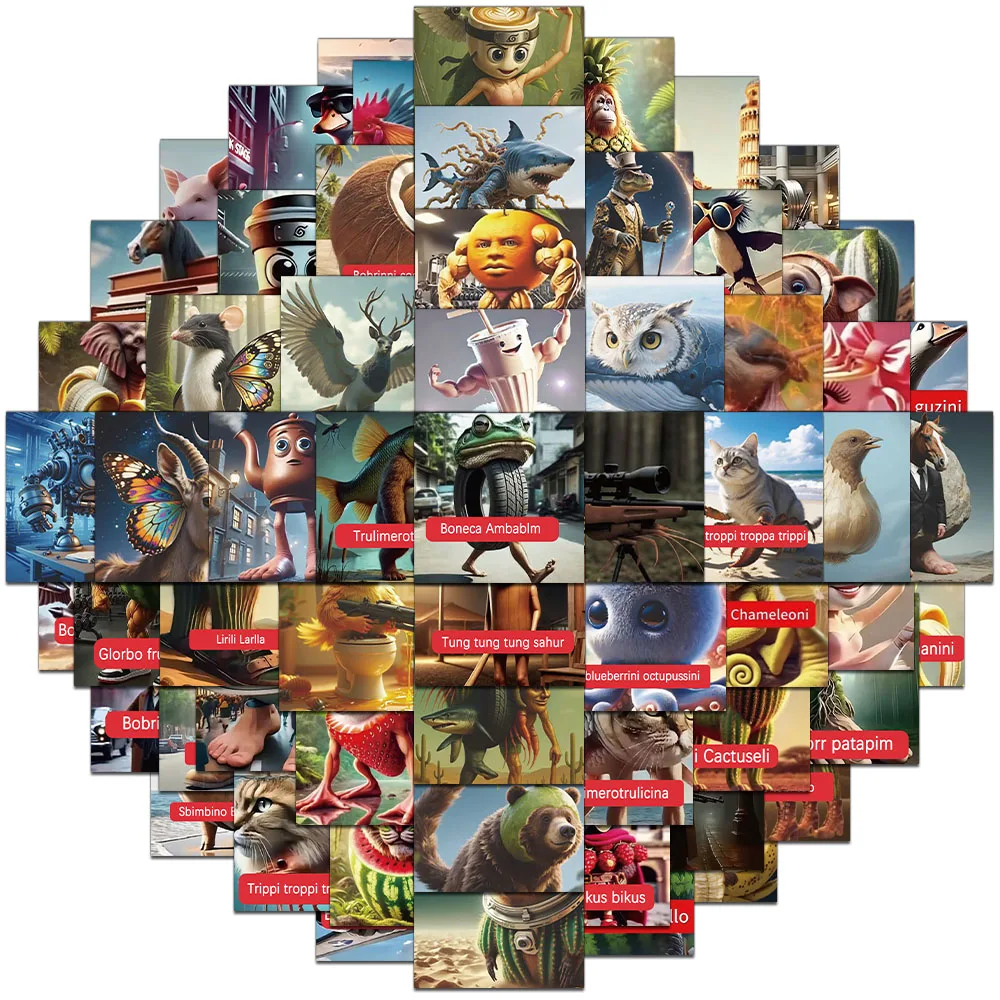 62PCS Creative Funn… - image