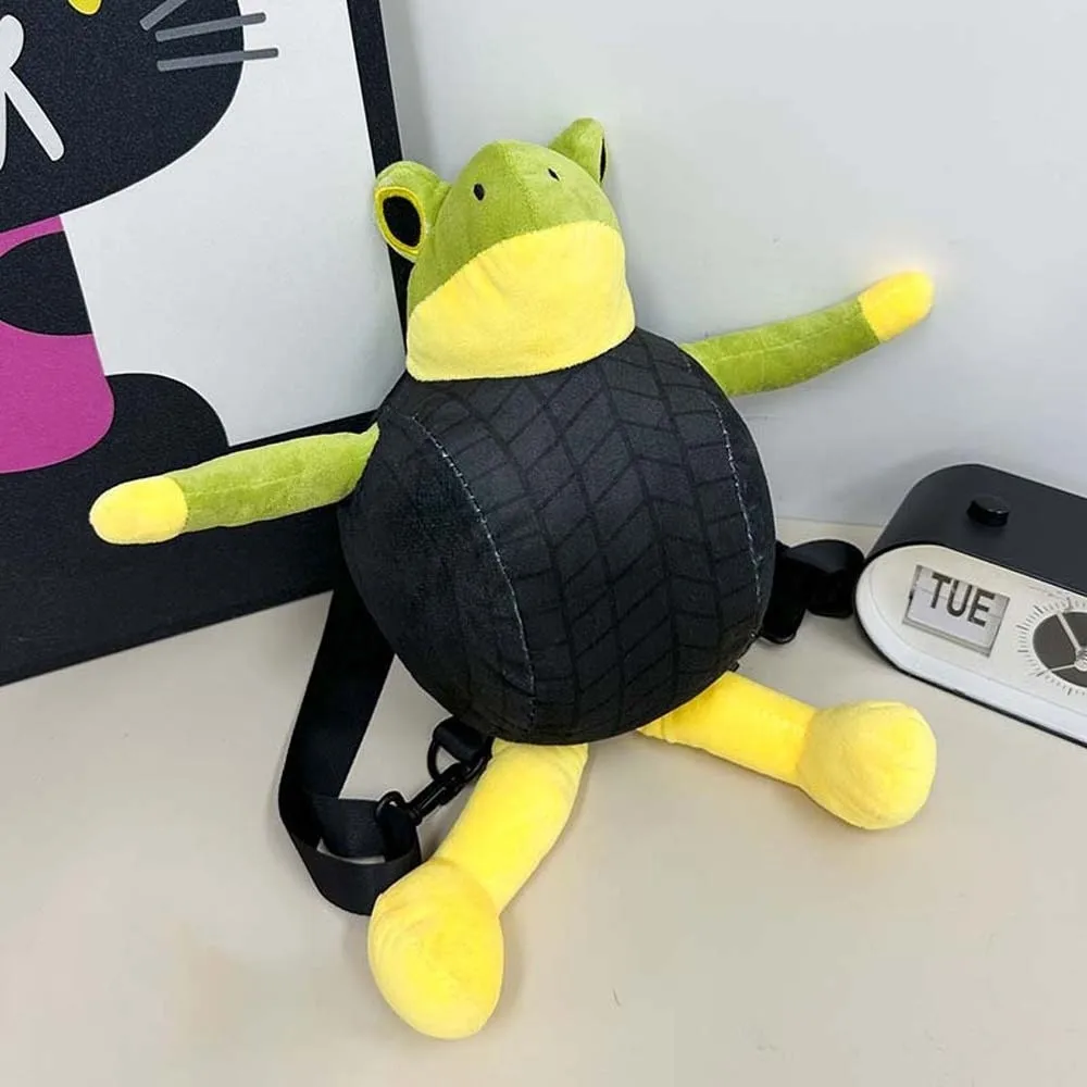 オーナメント ソフト タンツンサフール フィギュア バッグ カエル 漫画 トララレロ トラララ バックパック 象 タイヤデザイン ぬいぐるみバッグ 誕生日プレゼント