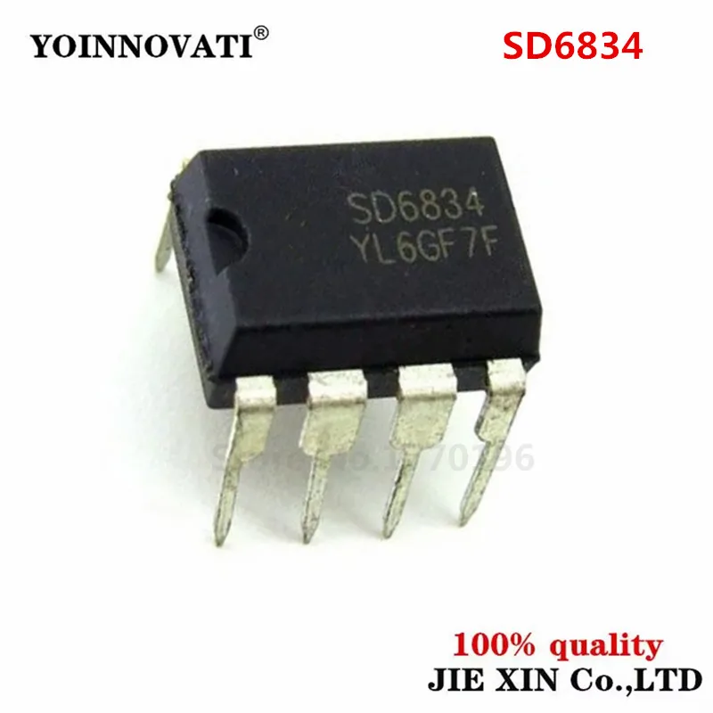 10pcs SD6834 DIP8 offen use laptop p 100% new original