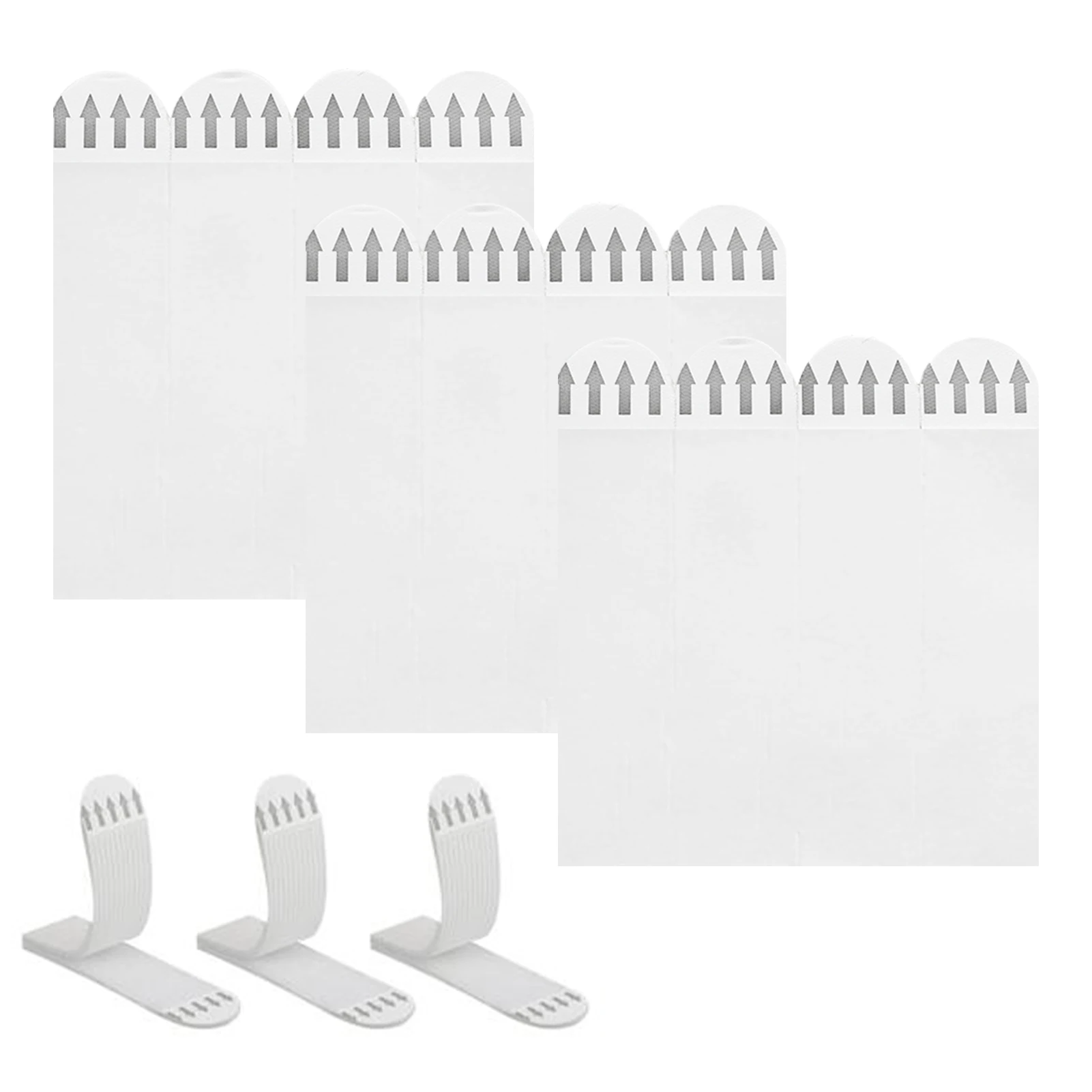 36pcs Mounting No Damage Tapes Heavy Duty For Wall Photo Frame Hook And Loop Fastener Removable White Picture Hanging Strip