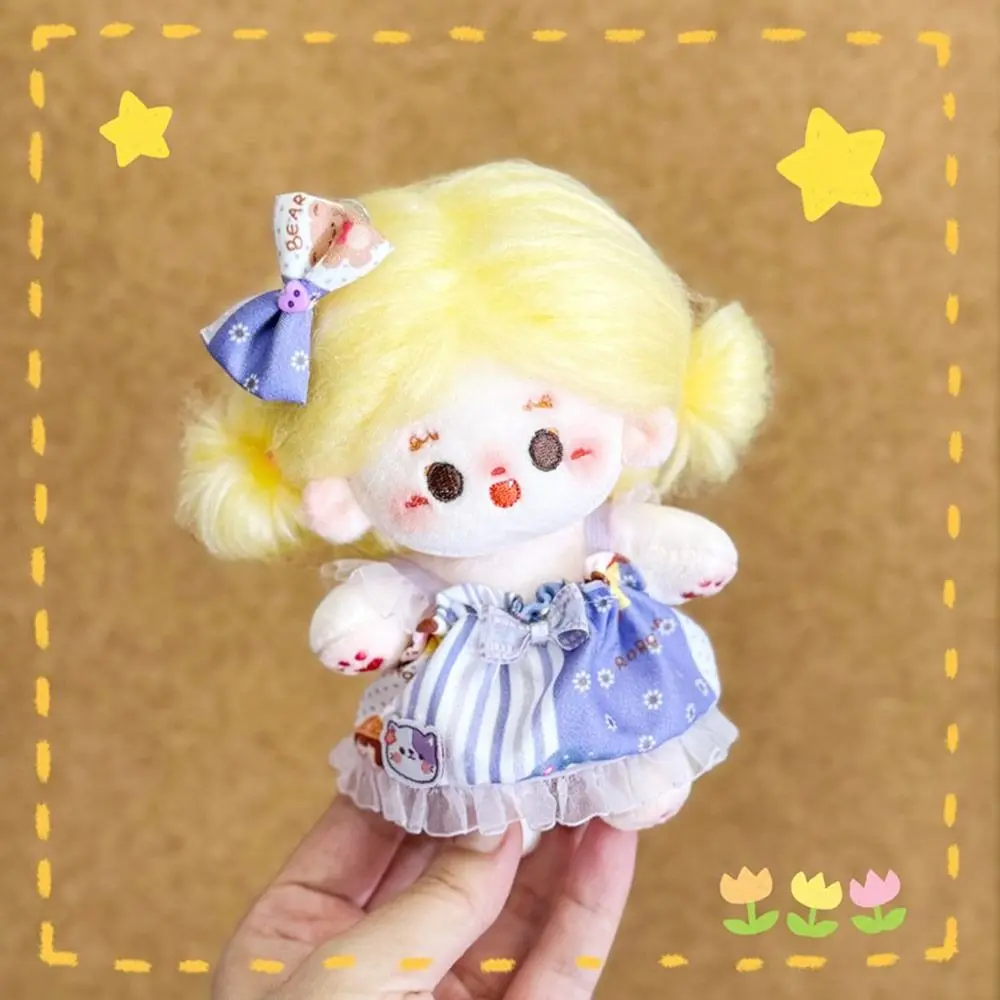 Cute 10cm Cotton Doll Doll Skirt Multiple Styles Hand-made Lolita Dress Dolls Accessories Gift Doll Clothing Children Toys