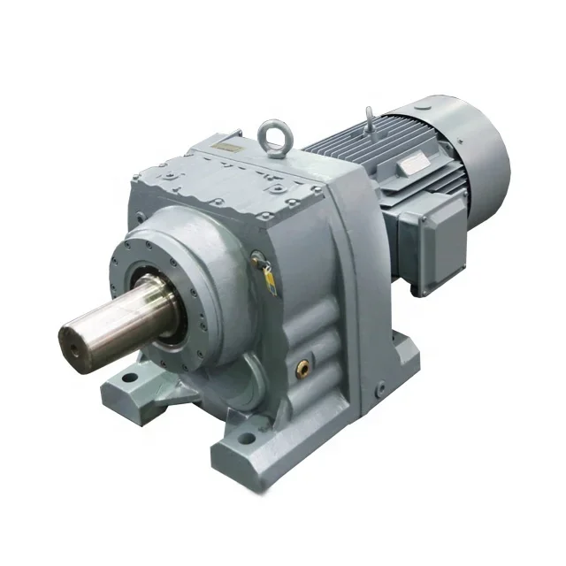 

R Series Helical Bevel Gear Box/gearbox With Motor/use Of Helical Gear Box