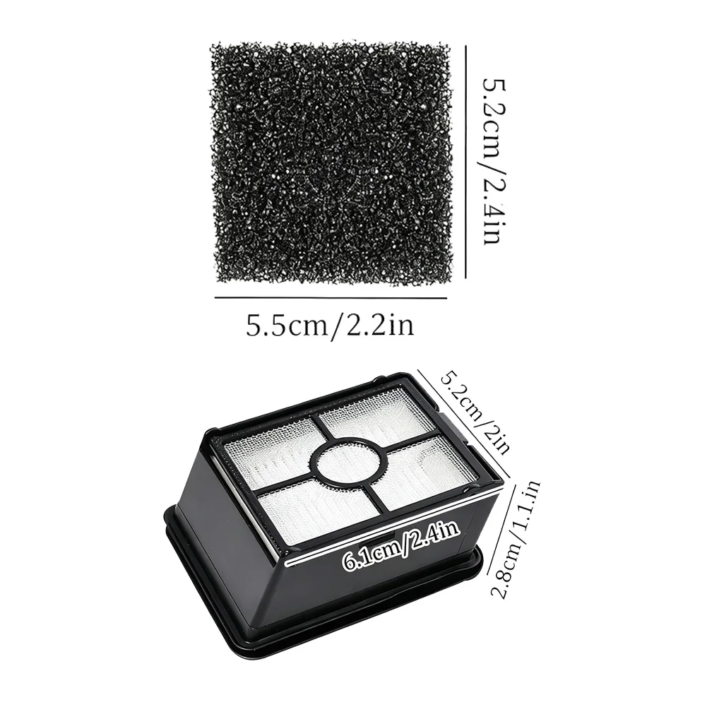 1set Side Brush Rollers Filter Kit For Rowent For X-Clean 2 / For X-Clean 4 / GZ503 Cordless Robot Vacuum Cleaners Accessories