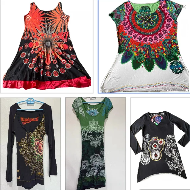 Robe mi-longue en satin sans manches, imprimé espagnol unique, original, commerce extérieur