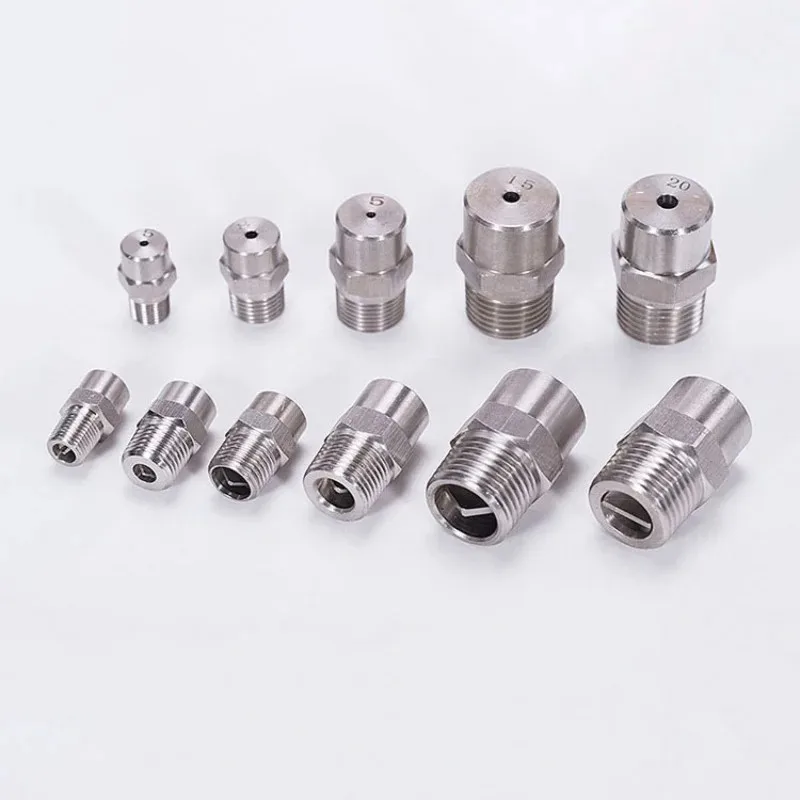 High Quality Stainless Steel Standard Angle Solid Cone Nozzle Industrial Humidifying Moistening High Pressure Nozzle