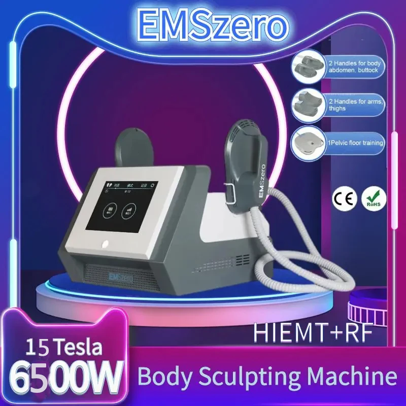 

Emsone Neo HIEMT Body Sculpting Machine 15 Tesla 6500W Hi-emt Ems Radio Frequency Cutting-edge Tech Tone Your Fat Burn Emszero