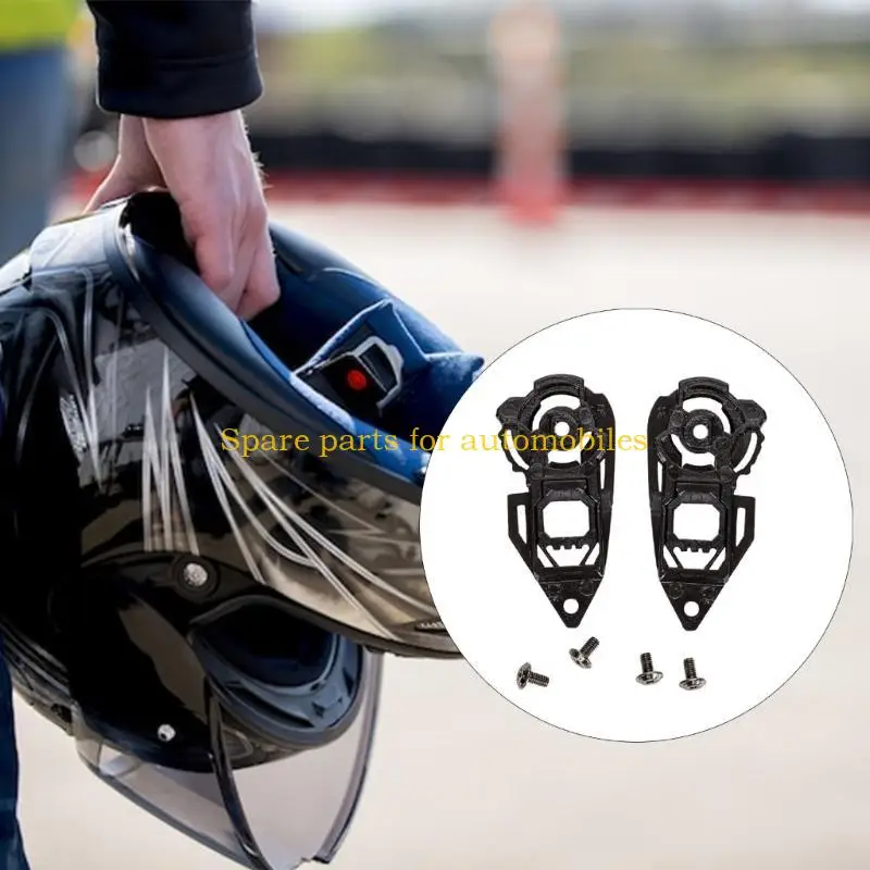 

H58F 1 Pair Motorcycle Helmets Visors Gear Base Plate for JK 316 AIS 607 Visors Base