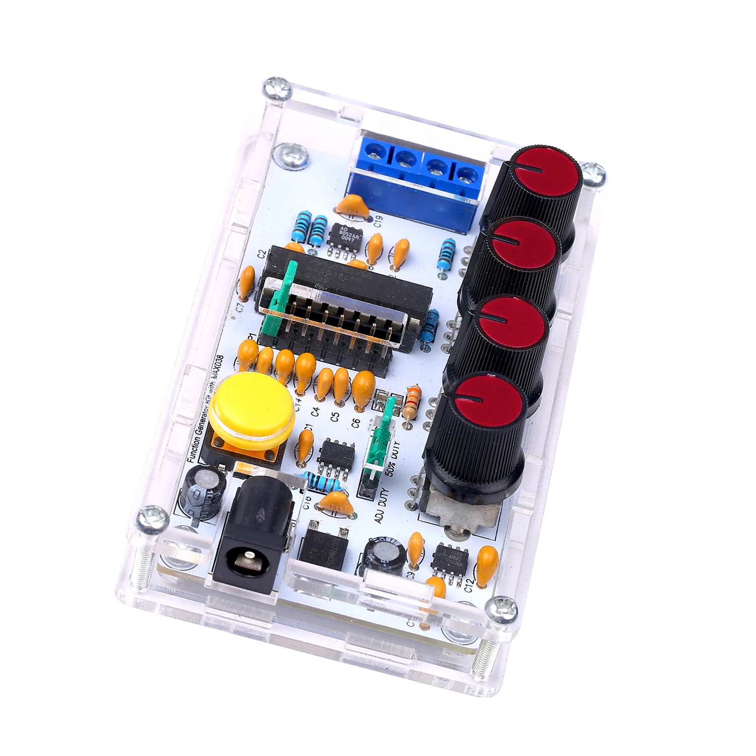 MAX038 Signal Generator DIY Kit 1Hz～20MHz Function Generator High-speed op-amp Generator Sine/Triangle/Rectangular/Sawtooth