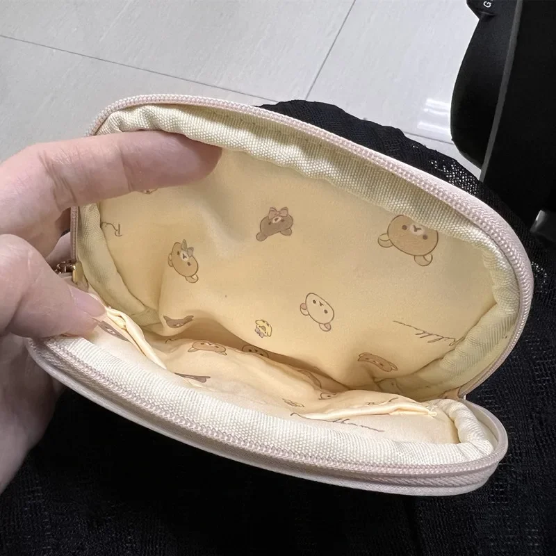 Cute Rilakkuma Coin Purse Wallet Anime Kawaii Coin Pouch Mini Makeup Bag Storage Organizer Cosmetic Bags Beauty Case