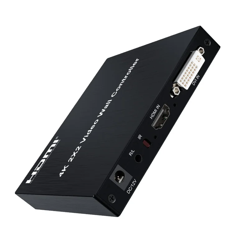 4K HDMI 2x2 Video Wall Controller 1 In 4 Outs HDMI Video Wall Controller