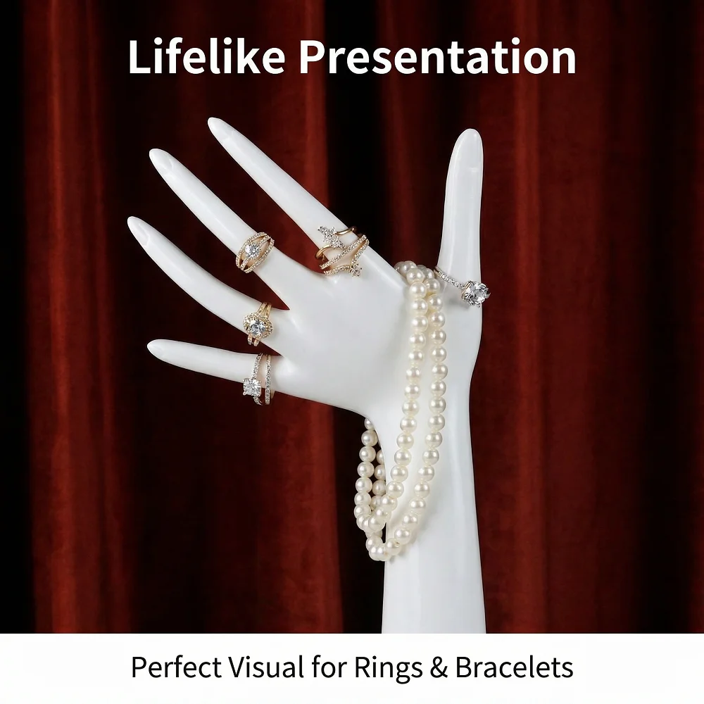 New Jewelry Display Hand Model Watch Bracelet Display Stand Sketch Decoration Art Photo Ring Organizer Woman Colors