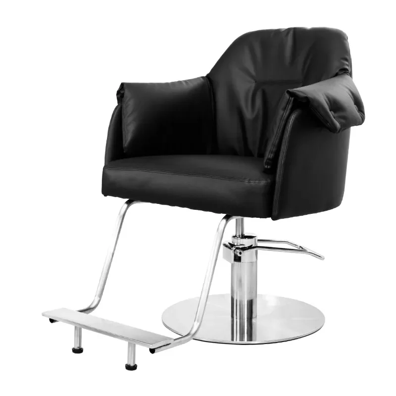 Hydraulic Barber Chair Adjustable Salon Styling Seat for Haircut Perm Dyeing Modern Design Comfortable Cushion