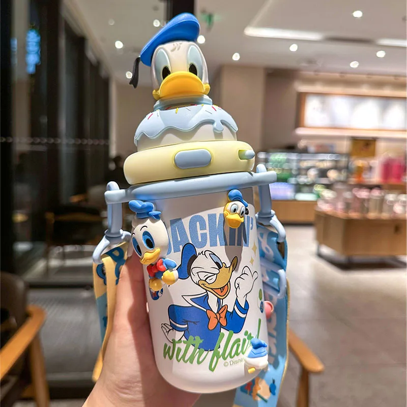 2024 New Disney Children'S Water Cup For School 316l Stainless Steel Student Double Drinking Water Bottle Portable Insulated Cup