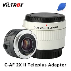 VILTROX C-AF 2X II Teleplus Autofocus Teleconverter Extender Telephoto Converter for Canon EOS EF lens 7DII 5D IV 6D 6DII 5D3