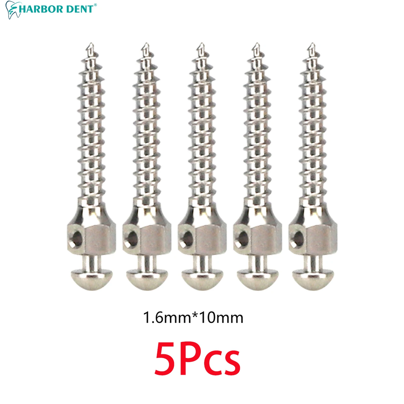 Dental Mini Orthodontic Matching Screwdriver + 5 Pcs Mini Implants Micro Screw 1.4/1.6/2.0 Size Titanium Self Drilling Screw