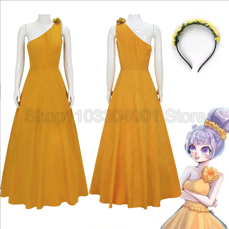 

Зоотопия 2, полицейский кролик, желтое платье Джуди, полицейский кролик, желтое платье Джуди, ролевой костюм, пятно на Хэллоуин