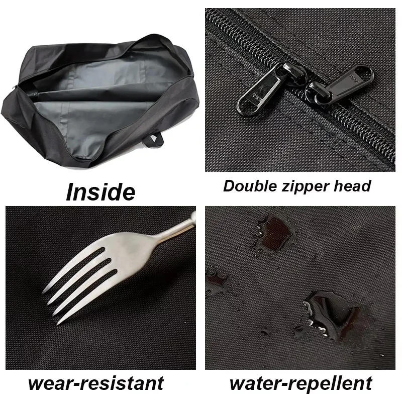 Sac de rangement grande capacité pour tente de camping, sac de déménagement robuste en Oxford, sac de voyage étanche avec poignée pour pique-nique, sac de transport pour outils, offre spéciale