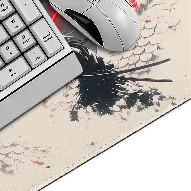 Mouse Pad Ink Wash Red Dragon Gaming printon demand New Computer HD Mousepad XXL Playmat Office Gaming laptop Desktop Mouse Pad
