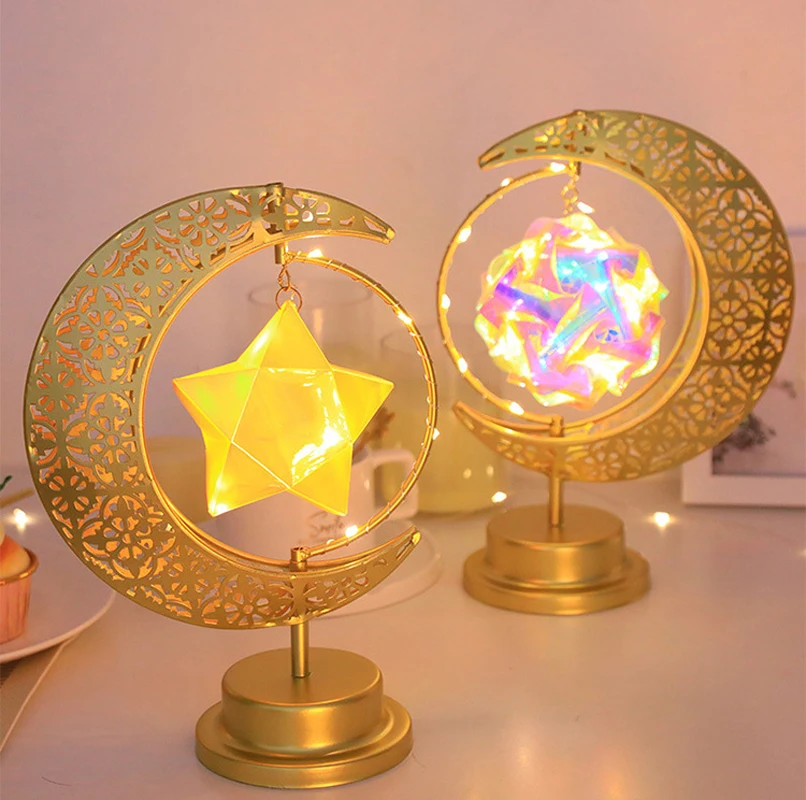 Neue verzauberte Mondlampe, mondförmige Tischlampen, LED-Halbmond-Nachtlicht, magische hängende Mondlampe, Dekor für die Heimdekoration