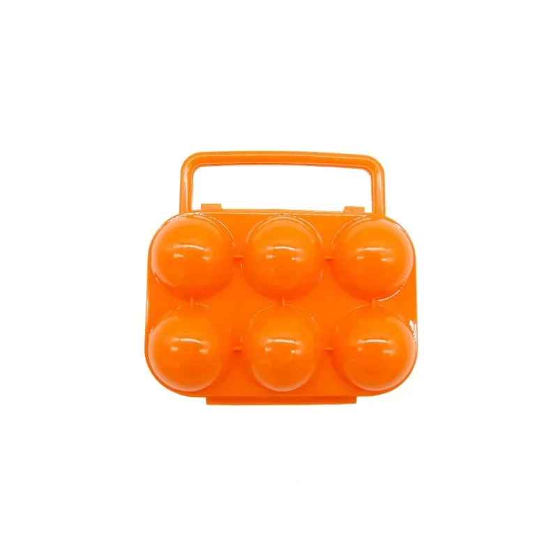 2/4/6/12 Grid Egg Storage Box Container Portable Plastic Egg Holder for Outdoor Camping Picnic Eggs Box Case Kitchen Organizer