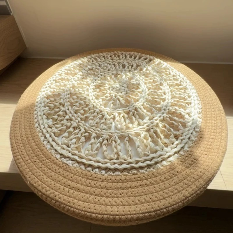 Linen Zabuton Cushion Tatami Floor Pouf for Meditation Zen Prayer Kneeler Natural Home Decor Non-Slip Floor Mat Pillow Multi-Use - Image 5