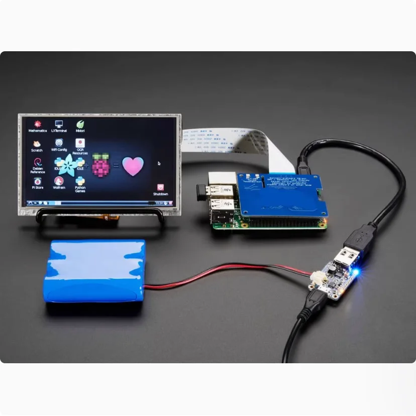 2465 PowerBoost 1000 Ladegerät Wiederaufladbar 5V Lipo USB Boost – Detail 3