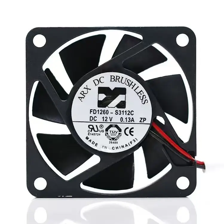 For ARX FD1260-S3112C 6015 12V 0.13A 60mm X 15mm Compact Cooling Fan For PC, Router, and Electronics