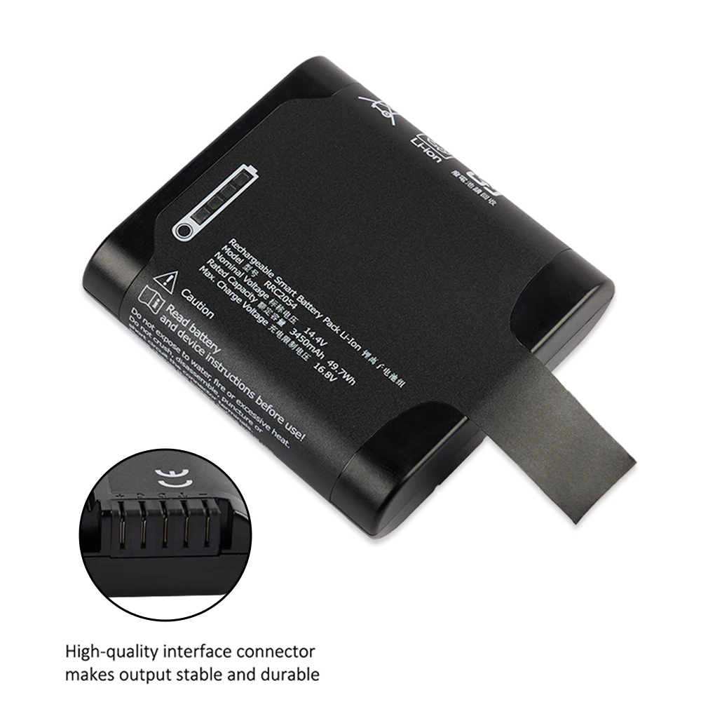 Imagem -03 - Etesbay-bateria Inteligente Recarregável Li-ion para Rrc2054 Controlador Industrial 3450mah