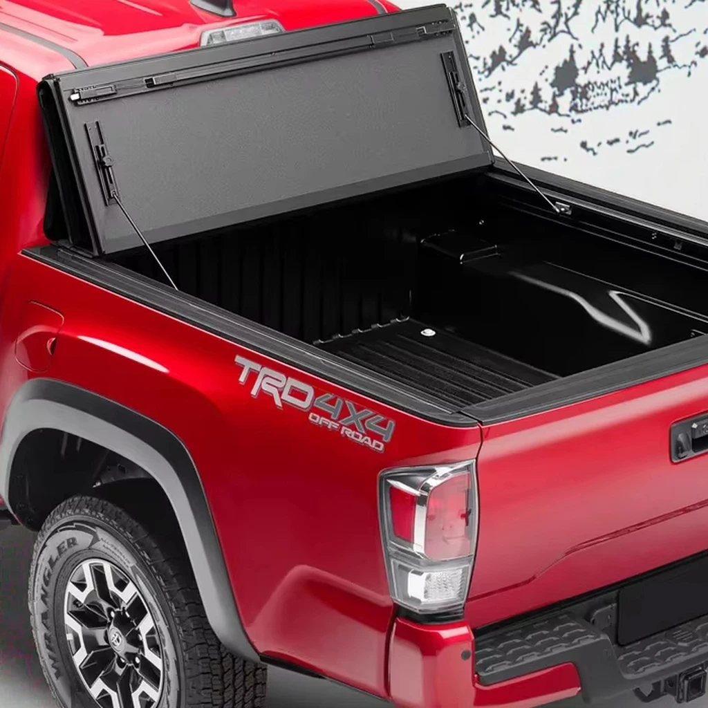

Жесткий складной алюминиевый чехол из 4 предметов для F150 RAM TUNDRA SIERRA SILVERADO для HILUX REVO Great Wall Navara Pickup
