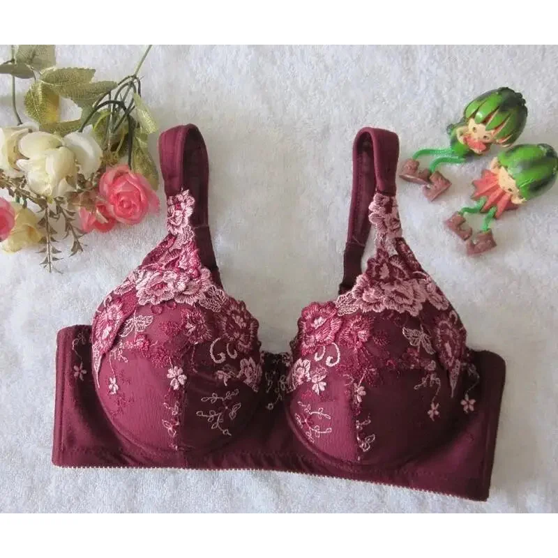 

Женский бюстгальтер пуш-ап размера плюс, нижнее белье, бюстгальтер без косточек Soutien Gorge 75 80 95 100 105 34 36 38 40 42 44 46 48 B C D E Cup Brasier Mujer