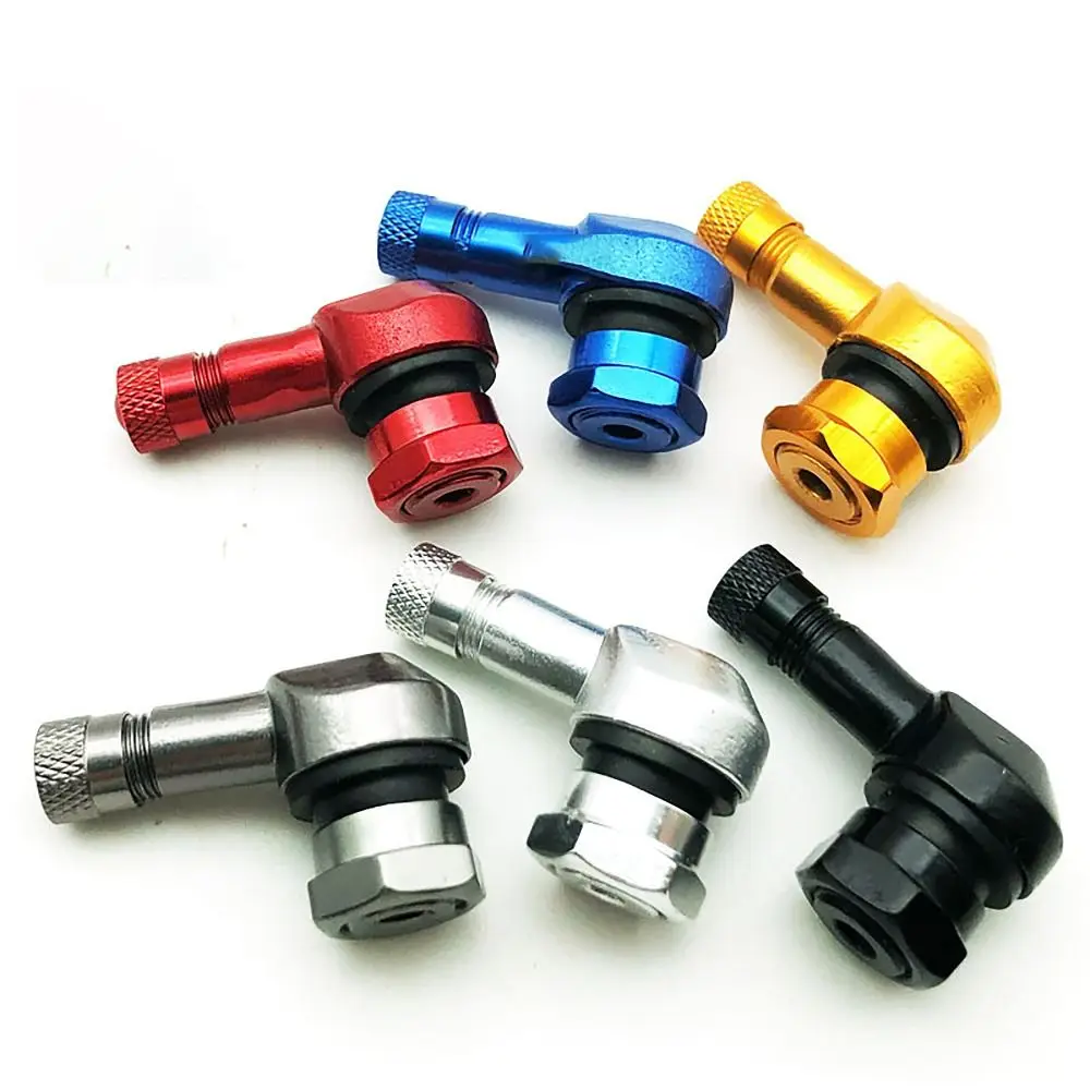 90° Valve Motorcycle Rim Aluminum Alloy Motorcycle Modification Motorcycle Wheel Tire Leakproof Motorcycle Valve Stems