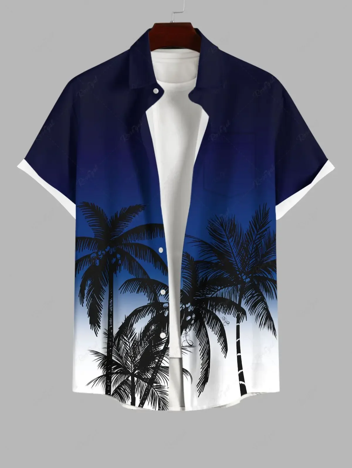 

Summer Plus Size Men's Shirts 3D Print Hawaiian Shirts Button Up Beach Vacation Shirts Short Sleeve Shirt Casual Shirts For Men