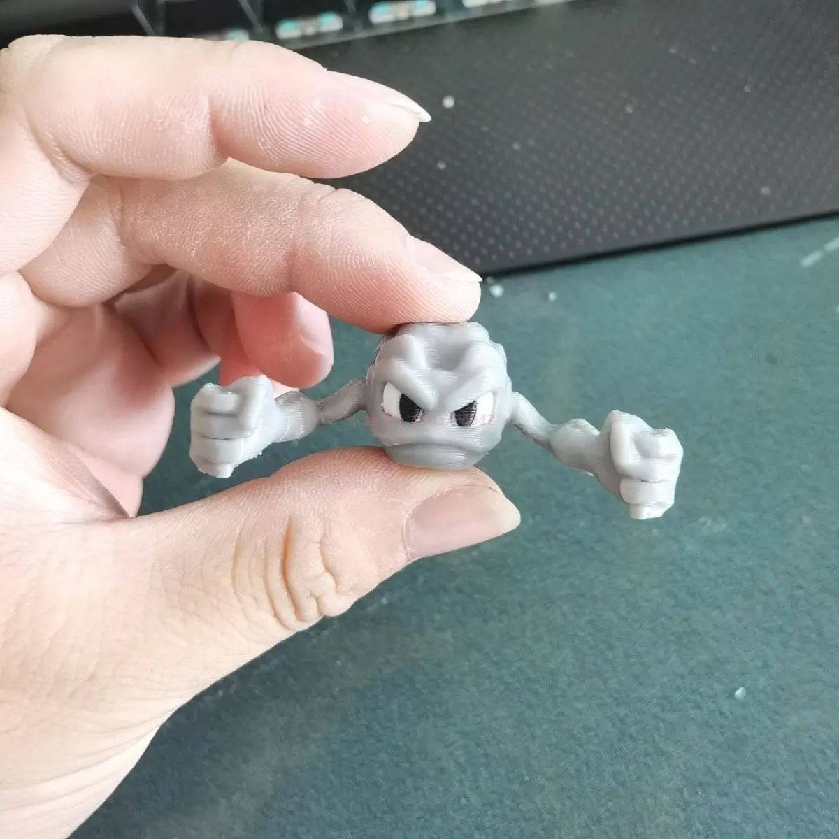 Hot Anime Graveler Golem Geodude Action Figure Proportion World 1:20 Diy 3d Printing Kawaii Character Collection Model Kids Toy