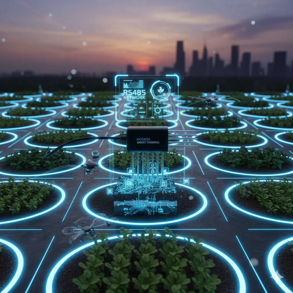 Soil Testing Air Quality Sensor Measures Humidity pH Value EC Nitrogen Phosphorus Potassium Conductivity