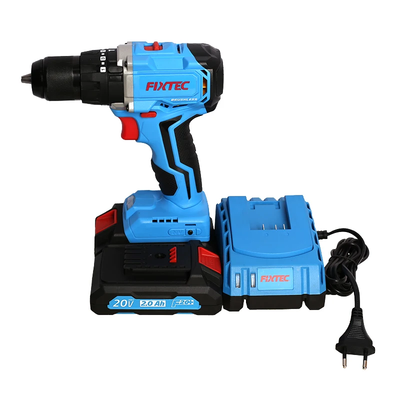 20v Cordless Brushless Drill Power Tool Set Lithium Ion Impact Drill Screwdriver With Battery Kit Combo view 4