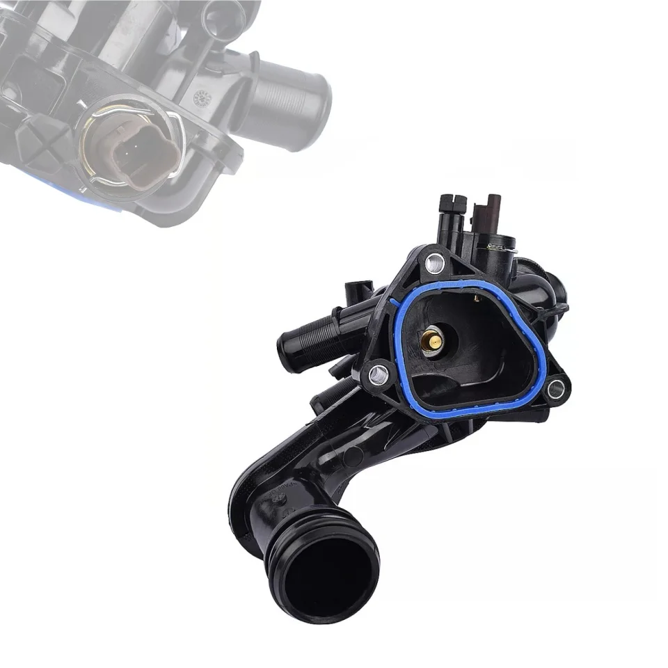 For MINI Cooper R56 R57 R58 R59 07-2013 Convertible Thermostat Housing & Sensor TH7136105J QTH665K
