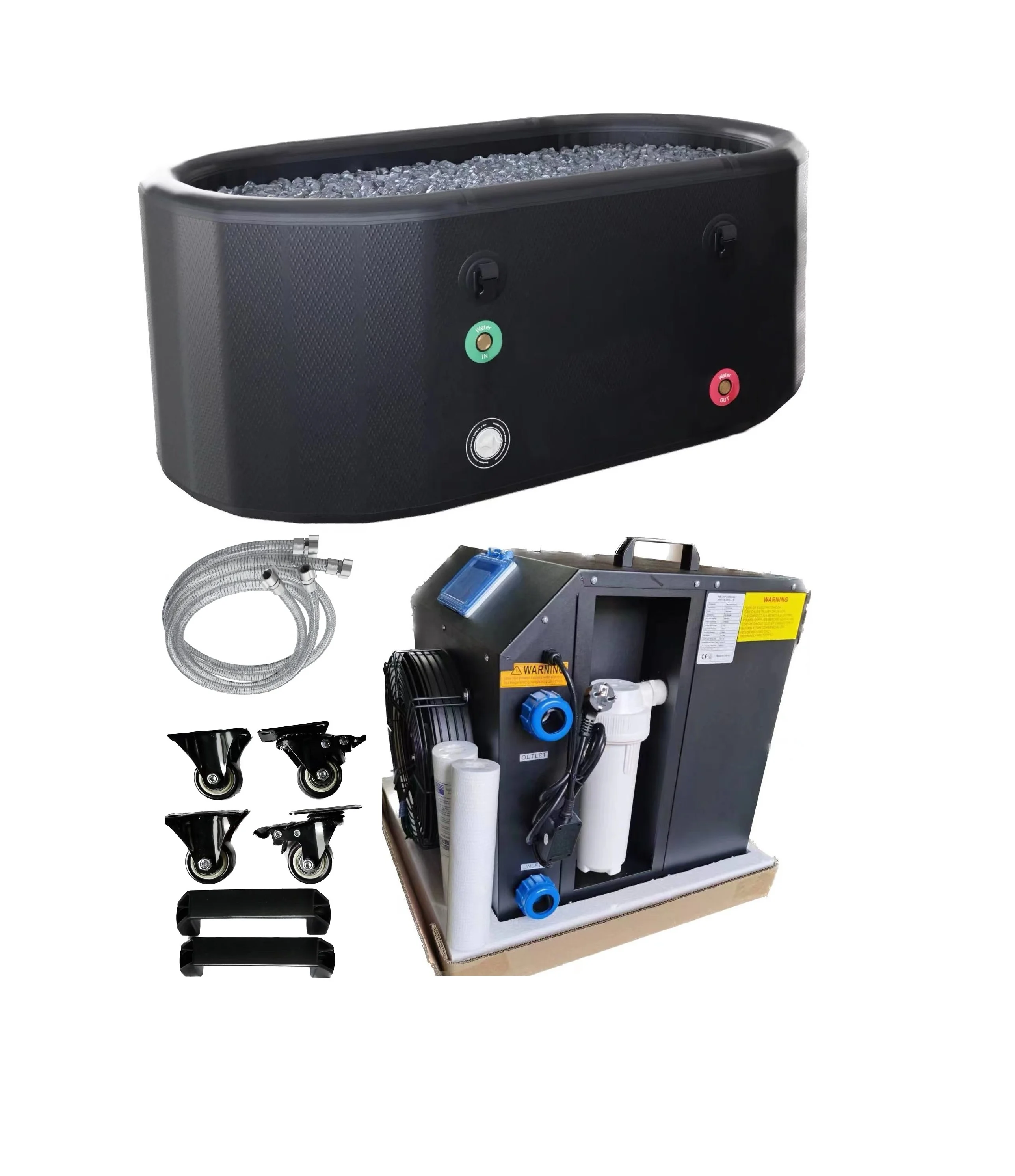 1HP Portable Water Chiller Sports Fitness Ice Bath Cooling Machine For Athlete Recovery Cold Plunge