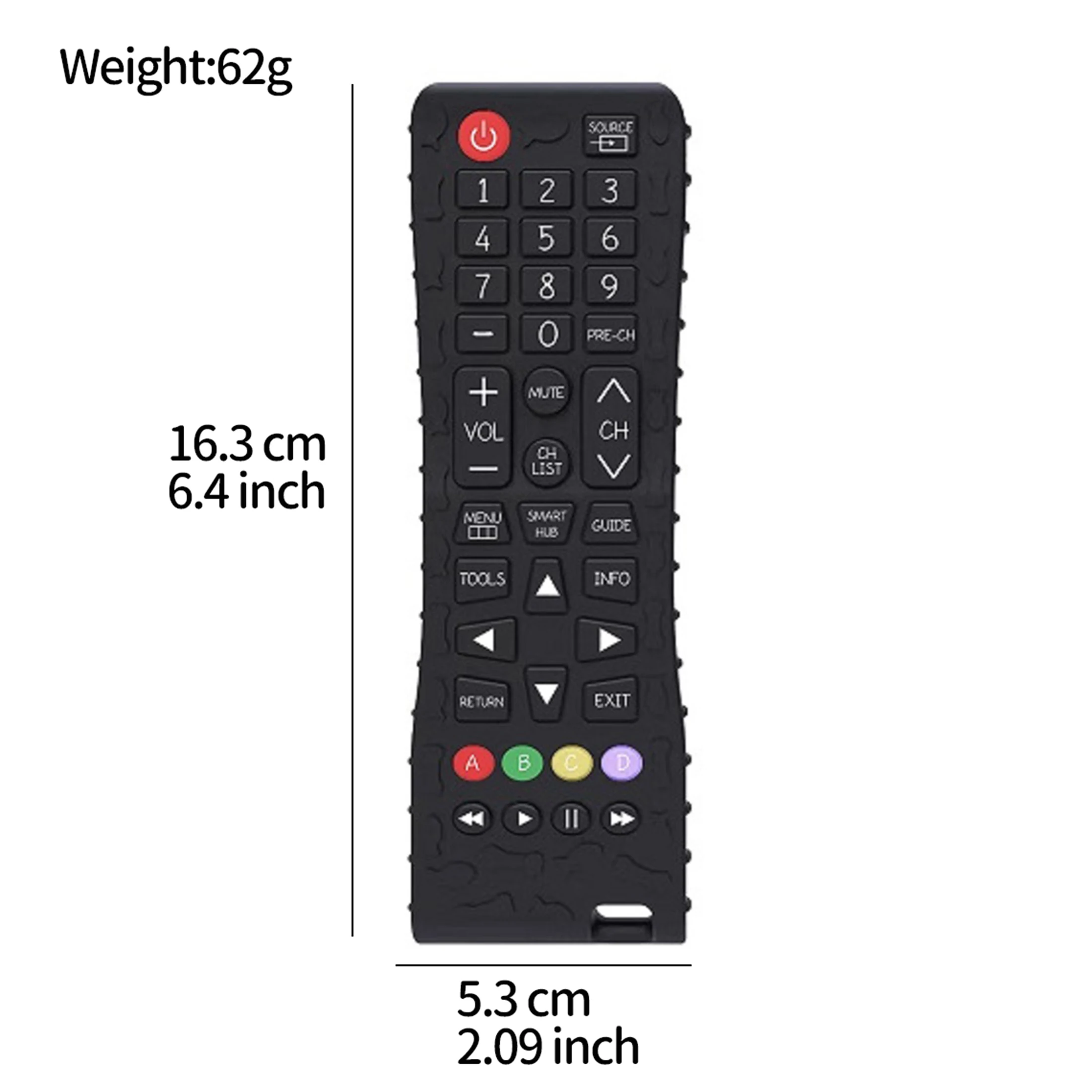 لعبة الضغط على محاكاة السيليكون للطعام، لعبة طحن، لعبة لاصقة للأسنان بأحرف ملونة، سهلة التنظيف #6